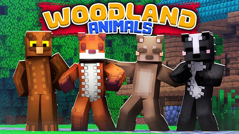 Woodland Animals on the Minecraft Marketplace by The Lucky Petals