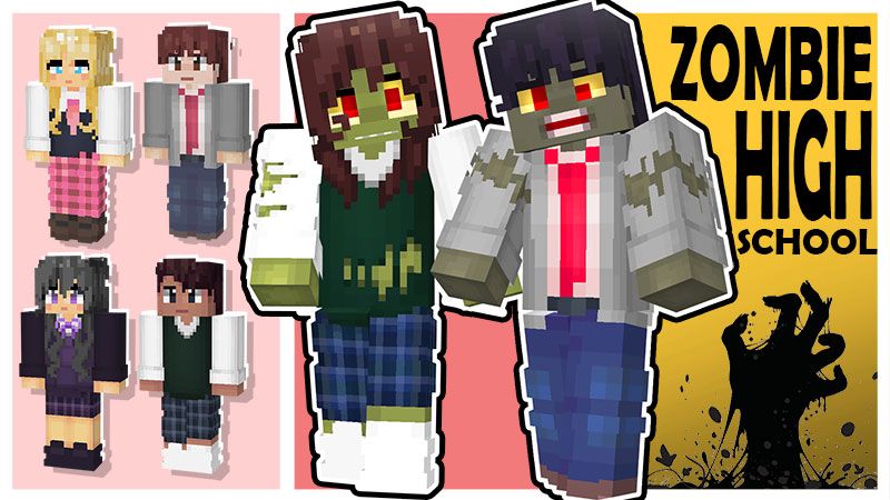 Zombie High School on the Minecraft Marketplace by The Lucky Petals