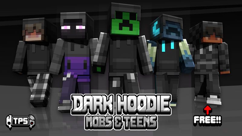 Dark Hoodie - Mobs and Teens on the Minecraft Marketplace by the-pocalypse-studios