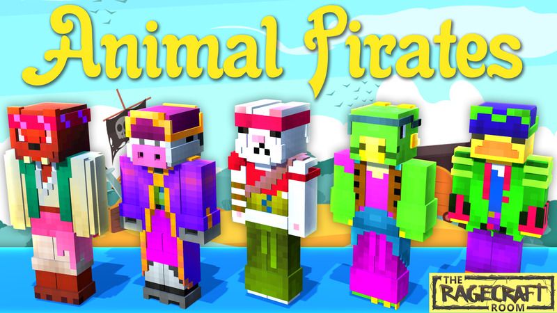 Animal Pirates on the Minecraft Marketplace by The Rage Craft Room