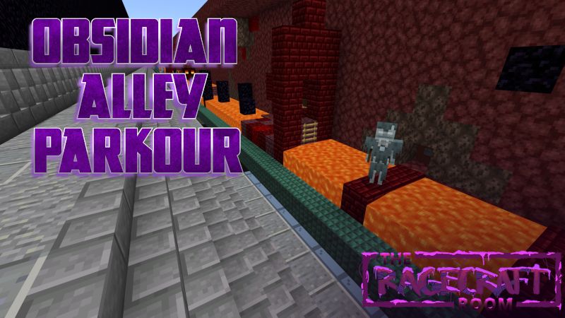 Obsidian Alley Parkour on the Minecraft Marketplace by the-rage-craft-room