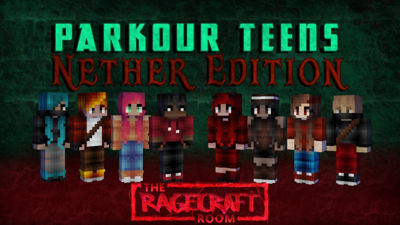 Parkour Teens Nether Edition on the Minecraft Marketplace by The Rage Craft Room