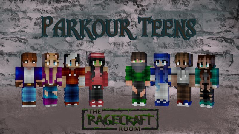 Parkour Teens on the Minecraft Marketplace by The Rage Craft Room