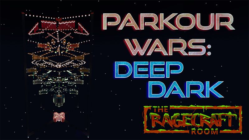 Parkour Wars: Deep Dark on the Minecraft Marketplace by The Rage Craft Room