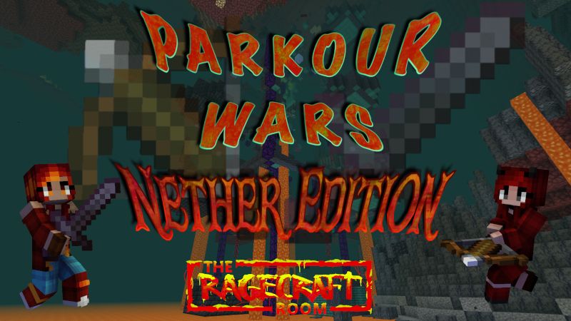 Parkour Wars Nether Edition on the Minecraft Marketplace by The Rage Craft Room