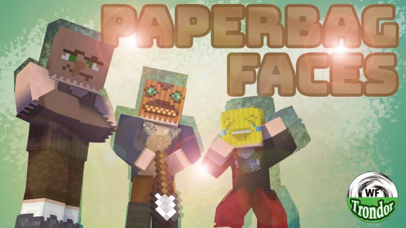 Paperbag Faces on the Minecraft Marketplace by The World Foundry