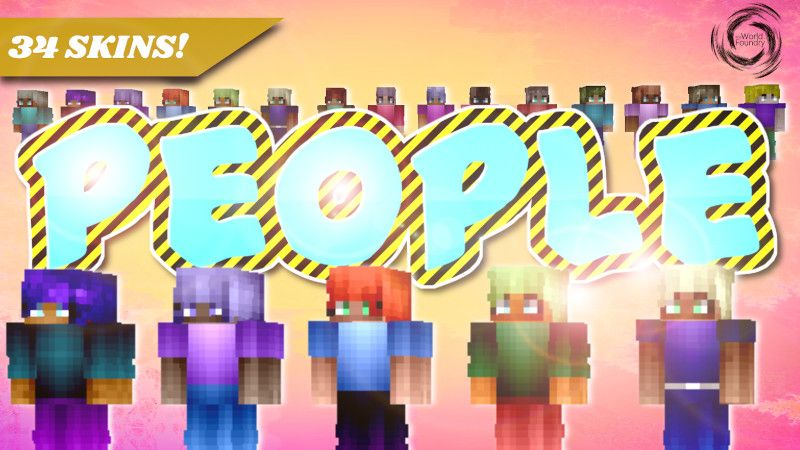 People on the Minecraft Marketplace by The World Foundry