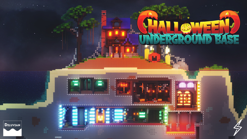 Halloween Underground Base on the Minecraft Marketplace by ThunderAy