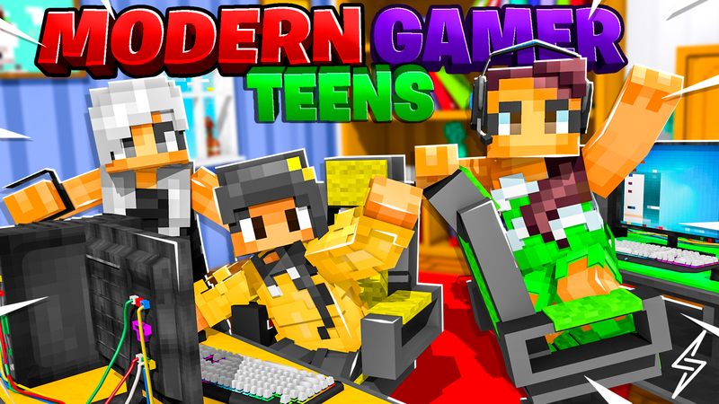 Modern Gamer Teens on the Minecraft Marketplace by ThunderAy