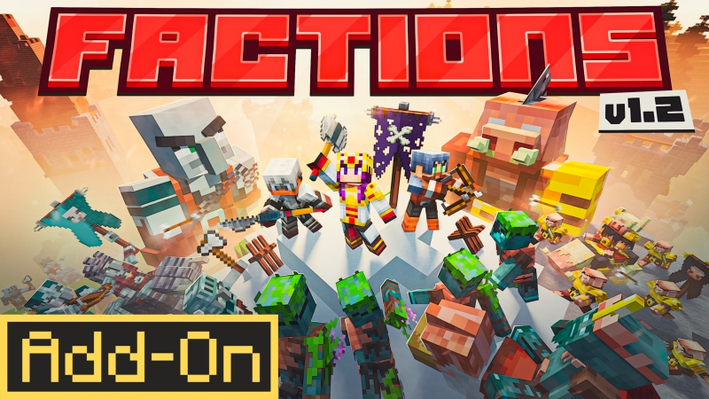 Factions Add-On v1.2 on the Minecraft Marketplace by Time Trap Studios