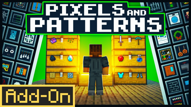 Pixels And Patterns on the Minecraft Marketplace by Time Trap Studios