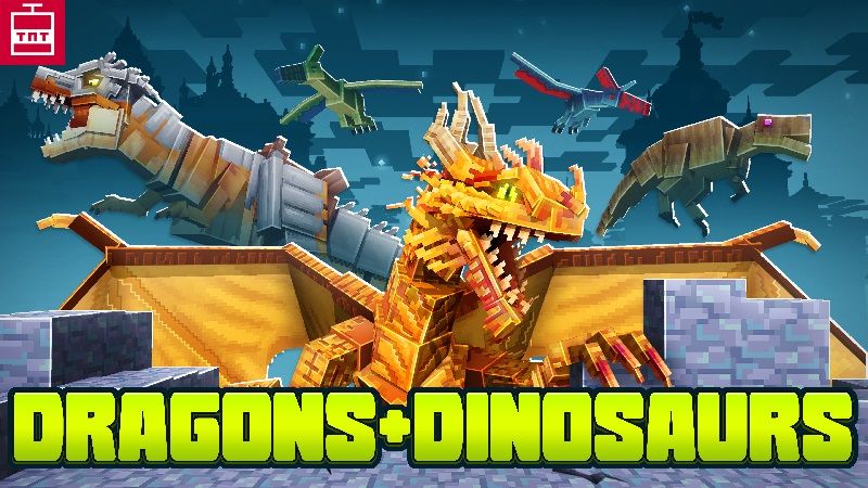 Dragons + Dinosaurs on the Minecraft Marketplace by TNTgames