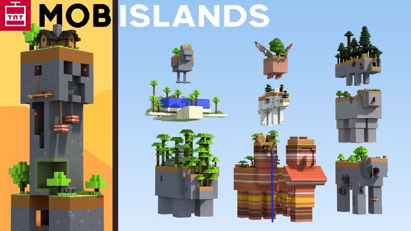 Skyblock Mob Islands on the Minecraft Marketplace by tntgames