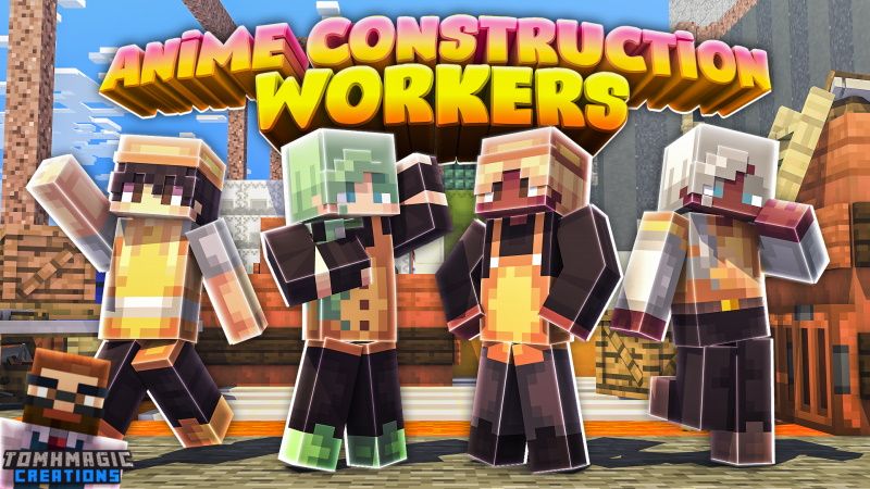 Anime Construction Workers on the Minecraft Marketplace by Tomhmagic Creations