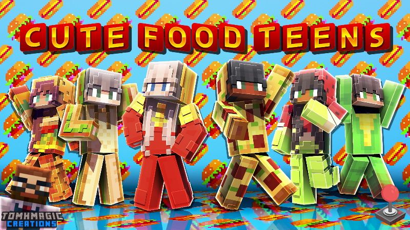 Cute Food Teens on the Minecraft Marketplace by Tomhmagic Creations