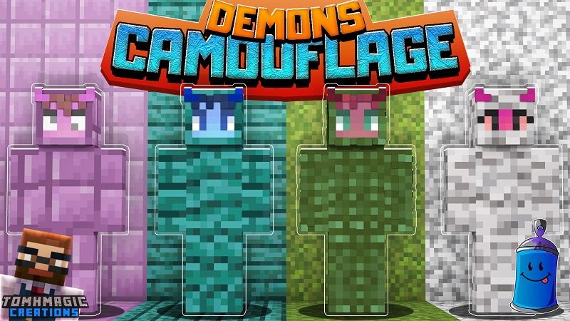 Demons Camouflage on the Minecraft Marketplace by Tomhmagic Creations