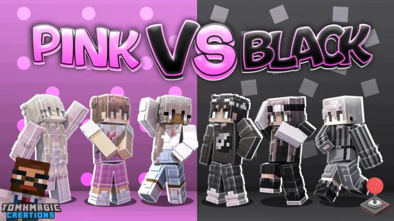 Pink vs Black Fashion on the Minecraft Marketplace by tomhmagic-creations