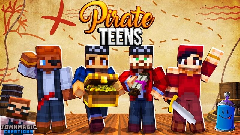 Pirate Teens on the Minecraft Marketplace by Tomhmagic Creations