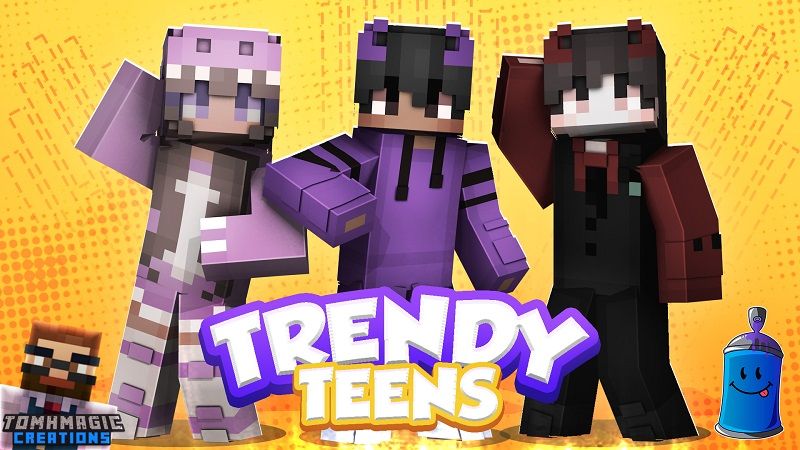 Trendy Teens on the Minecraft Marketplace by Tomhmagic Creations