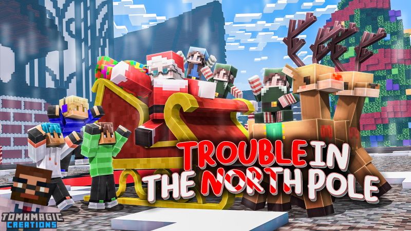 Trouble in the North Pole on the Minecraft Marketplace by Tomhmagic Creations