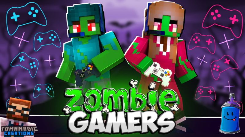 Zombie Gamers on the Minecraft Marketplace by Tomhmagic Creations