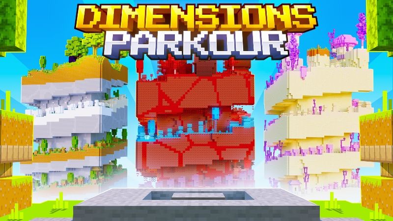 Dimensions Parkour on the Minecraft Marketplace by Tristan Productions