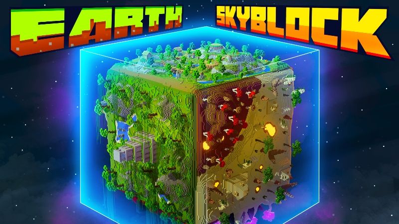 Earth Skyblock on the Minecraft Marketplace by Tristan Productions