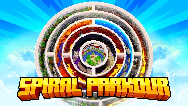 Spiral Parkour on the Minecraft Marketplace by Tristan Productions