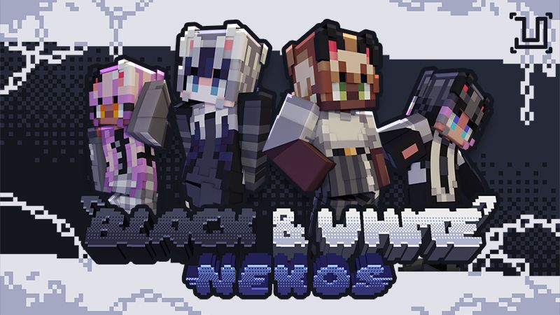 Black and White Nekos on the Minecraft Marketplace by UnderBlocks Studios