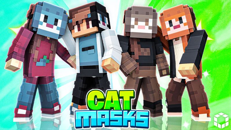 Cat Masks on the Minecraft Marketplace by UnderBlocks Studios