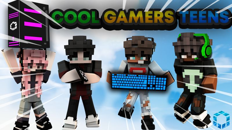 Cool Gamers Teens on the Minecraft Marketplace by underblocks-studios