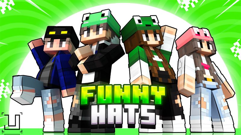 Funny Hats on the Minecraft Marketplace by UnderBlocks Studios