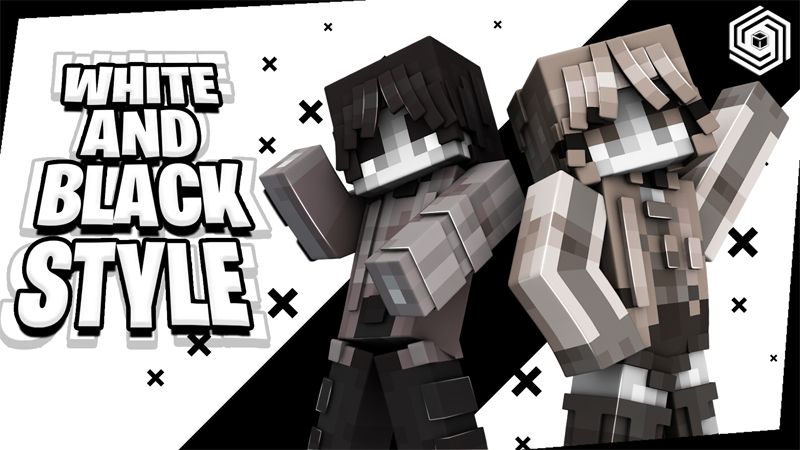 White And Black Style on the Minecraft Marketplace by UnderBlocks Studios