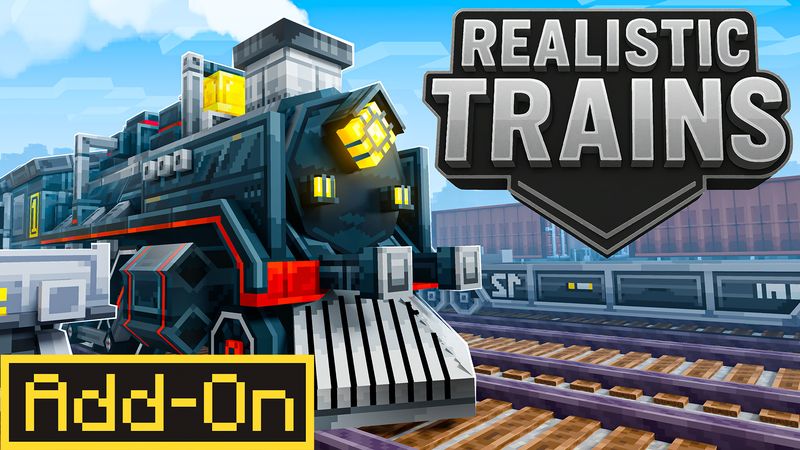 Realistic Trains Add-On on the Minecraft Marketplace by Vatonage
