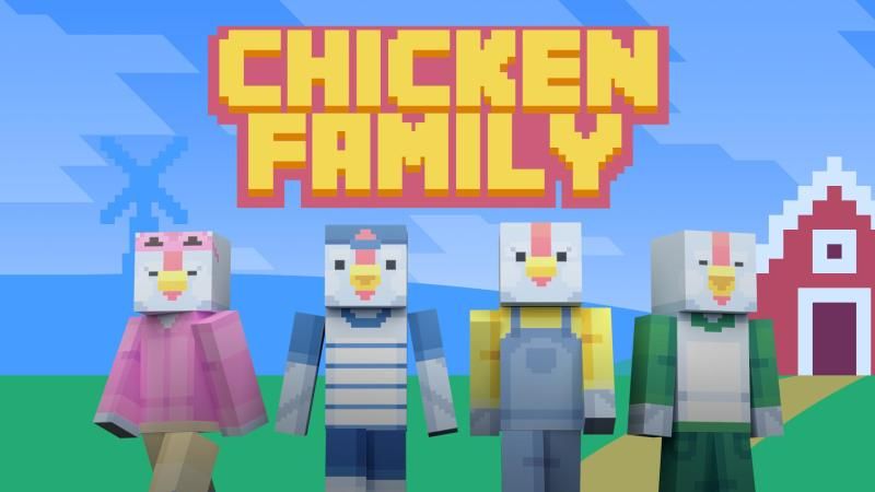 Chicken Family on the Minecraft Marketplace by Virtual Pinata