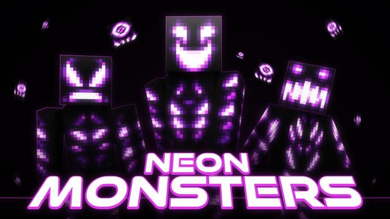 Neon Monsters on the Minecraft Marketplace by Virtual Pinata