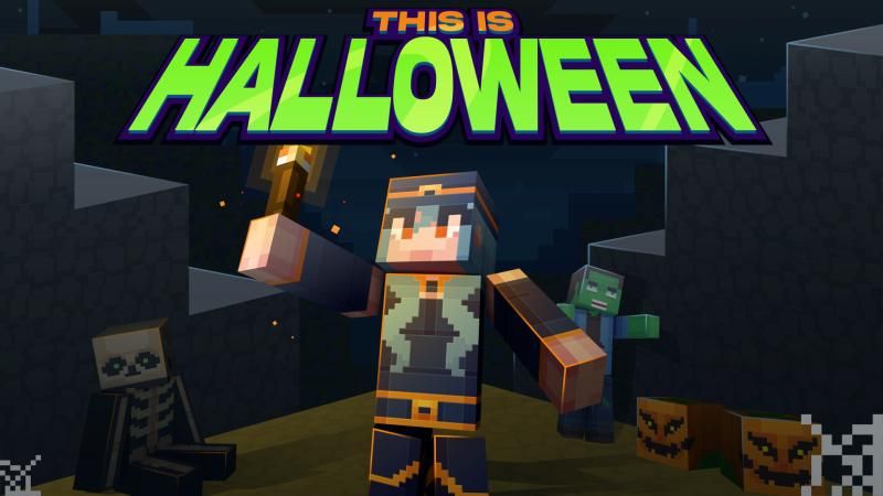 This is Halloween on the Minecraft Marketplace by Virtual Pinata