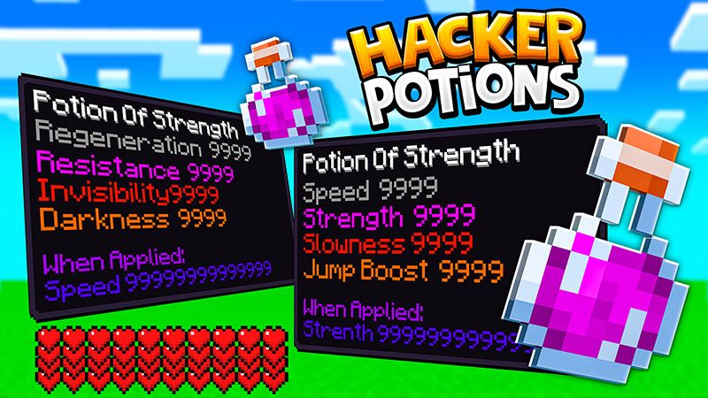 Hacker Potions on the Minecraft Marketplace by Volcano