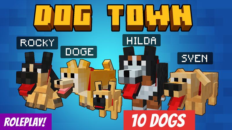 Dog Town on the Minecraft Marketplace by VoxelBlocks