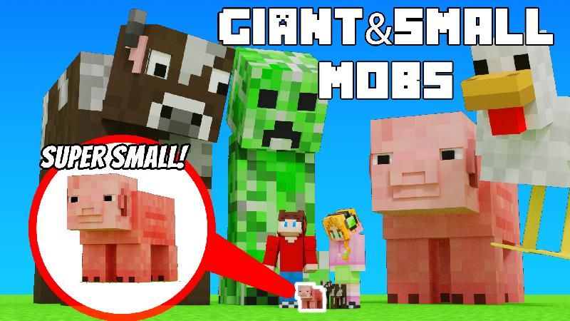 Giant & Small Mobs on the Minecraft Marketplace by VoxelBlocks