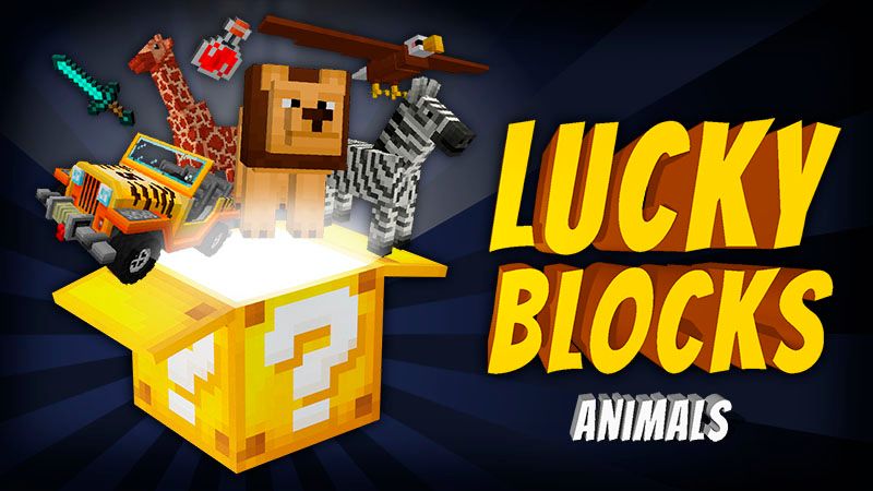 Lucky Blocks Animals on the Minecraft Marketplace by VoxelBlocks