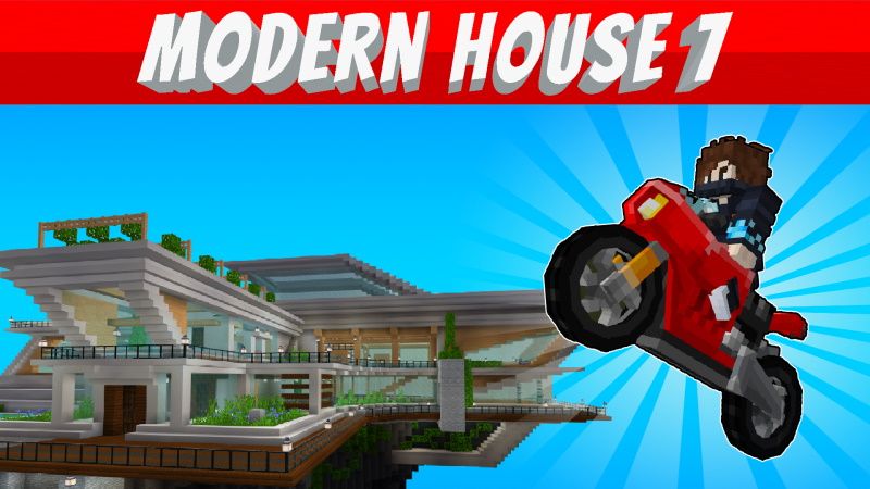 Modern House 7 on the Minecraft Marketplace by VoxelBlocks