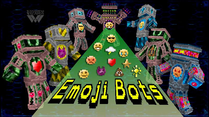 Emoji Bots on the Minecraft Marketplace by Wandering Wizards