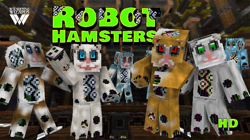 Robot Hamsters on the Minecraft Marketplace by Wandering Wizards