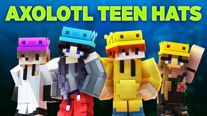 Axolotl Teen Hats on the Minecraft Marketplace by Waypoint Studios