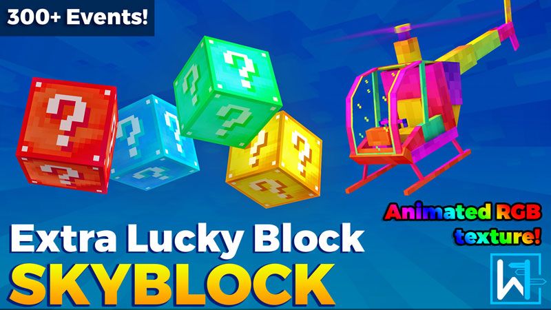 Extra Lucky Block Skyblock on the Minecraft Marketplace by Waypoint Studios