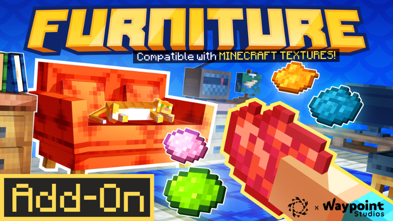Furniture on the Minecraft Marketplace by Waypoint Studios