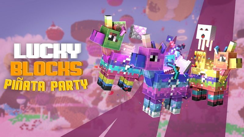 Lucky Block Piata Party on the Minecraft Marketplace by Waypoint Studios