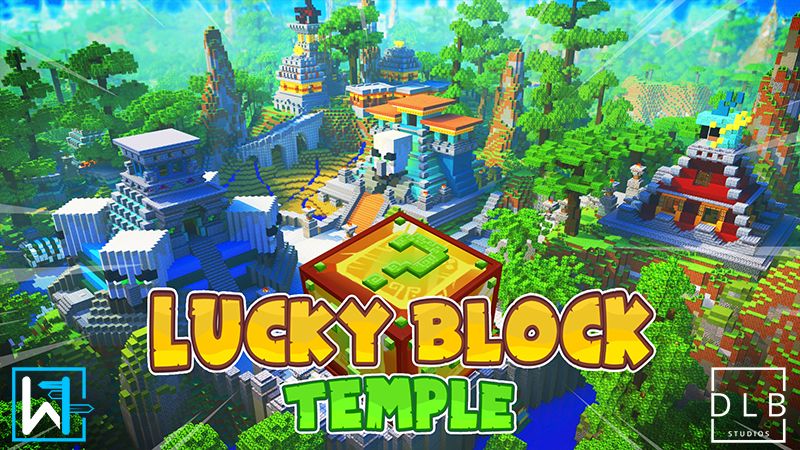 Lucky Block Temple on the Minecraft Marketplace by Waypoint Studios