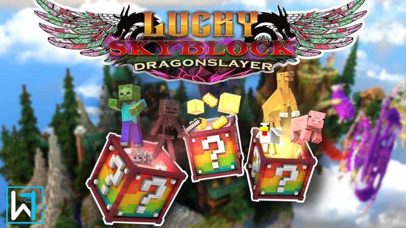 Lucky Skyblock Dragonslayer on the Minecraft Marketplace by Waypoint Studios